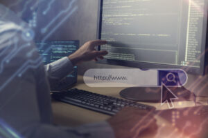 Programming background with html 300x200